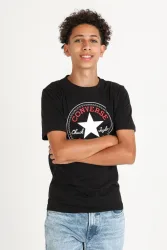 Converse T-Shirt - Schwarz S Kids