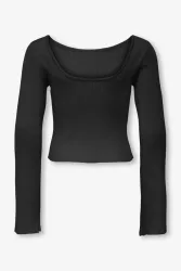 Only KOGNATASJA Gerippter Feinstrickpullover - Black 134-140 Kids