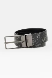 Guess Agueda Wendbarer Ledergürtel - Black M Herren
