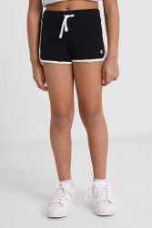 Champion Sweatshorts - Black + White M Kids