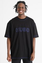 HUGO BLUE - T-Shirt, für Herren, Black, Größe M