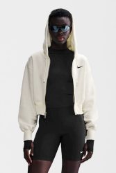 Nike Crop Kapuzensweatjacke - Sail S Damen