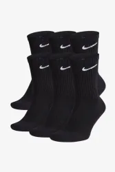 Nike Sechserpack Socken - Black EU34-38