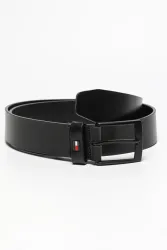 Tommy Jeans Ledergürtel - Black 90 Herren