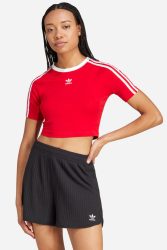 Adidas Originals Crop T-Shirt - Better Scarlet XS Damen