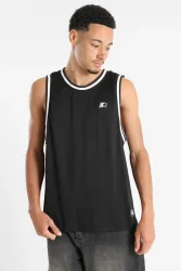 Starter Mesh Tanktop - Black M Herren