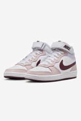 Nike Court Borough 2 Sneaker - White + Platinum Violet + Burgundy Crush EU37.5 Kids