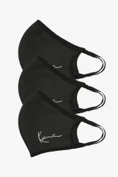 Karl Kani Gesichtsmasken-Set - Schwarz XS/S