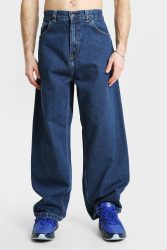 Carhartt WIP Brandon Loose Fit Jeans - Blue Stone Washed XS Herren
