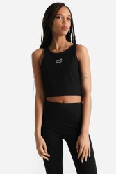 EA7 Emporio Armani Crop Tanktop - Black M Damen