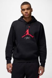 Jordan Kapuzensweatshirt - Black + Red M Herren