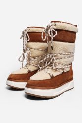Guess Undelo Plateau Winterstiefel - Ivory EU37 Damen
