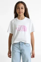 The North Face Crop T-Shirt - White L Kids