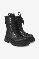 Altercore Vegan Lara Schnürstiefel - Schwarz EU36 Damen