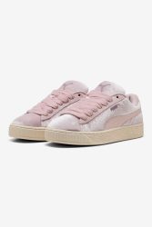 Puma Suede XL Velvet Dream Sneaker - Mauve Mist + Alpine Snow EU37 Damen