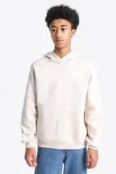 Nike Club Fleece Kapuzensweatshirt - Sanddrift L Kids