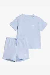 Adidas Originals Baby-Set aus Waffelstoff - Crystal Sky 92