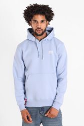Alpha Industries Kapuzensweatshirt - Light Blue M Herren