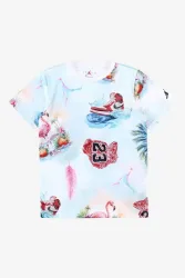 Jordan Jordan Flamingo T-Shirt - White + Multicolor L Kids