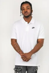 Nike Poloshirt - Weiss M Herren