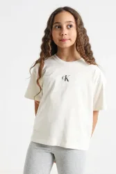 Calvin Klein Jeans T-Shirt - Turtledove 10 Kids