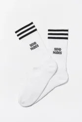 Mother Socker Socken - White +  Black EU37-45