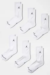 Jordan Sechserpack Socken - White + Black EU38-42