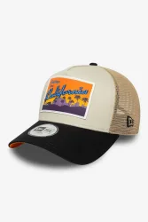 New Era Trucker Cap / Snapback - Light Beige Einheitsgroesse Kids
