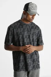EA7 Emporio Armani T-Shirt - Black + Asphalt S Herren