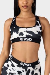 PSD Underwear Sport-Bralette - Black + White S Damen