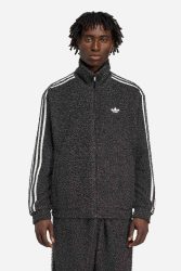 Adidas Originals Boucle Firebird Teddy Jacke - Black L Herren