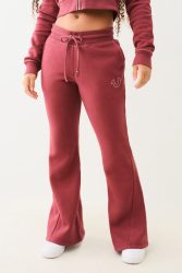 True Religion Bootcut Sweathose - Cordovan S Damen
