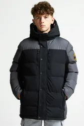 Zavetti Canada Raffino Pufferjacke - Jet Black + Asphalt M Kids