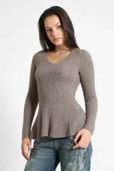 Only - Pullover, für Damen, Braun, Größe S