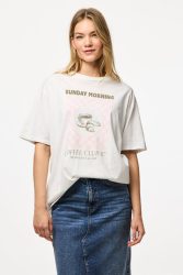 Pieces Paloma T-Shirt - Bright White S Damen
