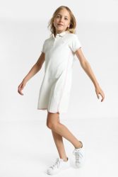 U.S. Polo Assn. Minikleid - Offwhite 12 Kids