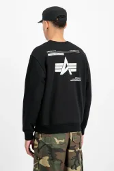 Alpha Industries Sweatshirt - Black L Herren