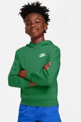 Nike Club Fleece Kapuzensweatshirt - Fir L Kids