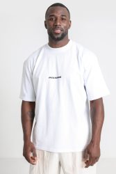 Pegador Colne Oversize T-Shirt - White S Herren