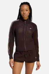 Adidas Originals Häkel Trainingsjacke - Aurora Coffee L Damen