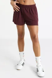 Karl Kani OG Shadow Pinstripe Trainingsshorts - Red M Damen