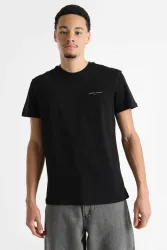 Tommy Jeans T-Shirt - Black L Herren