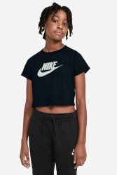 Nike Crop T-Shirt - Schwarz XS Kids