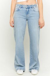 Tally Weijl Straight Leg Jeans - Light Blue Denim 32 Damen