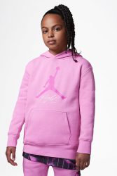 Jordan Jumpman Baseline Kapuzensweatshirt - Playful Pink M Kids