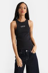 Levi's Geripptes Tanktop - Black S Damen