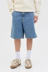 Jack & Jones Junior JJITONY JJCARPENTER Loose Fit Jeansshorts - Blue Denim 146 Kids