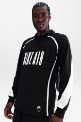 Nike Langarmshirt - Black + White L Herren