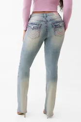 True Religion Billie Straight Fit Jeans - Salt Water 26 Damen