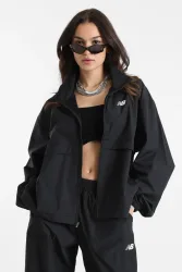 New Balance Trackside Woven Trainingsjacke - Black S Damen
